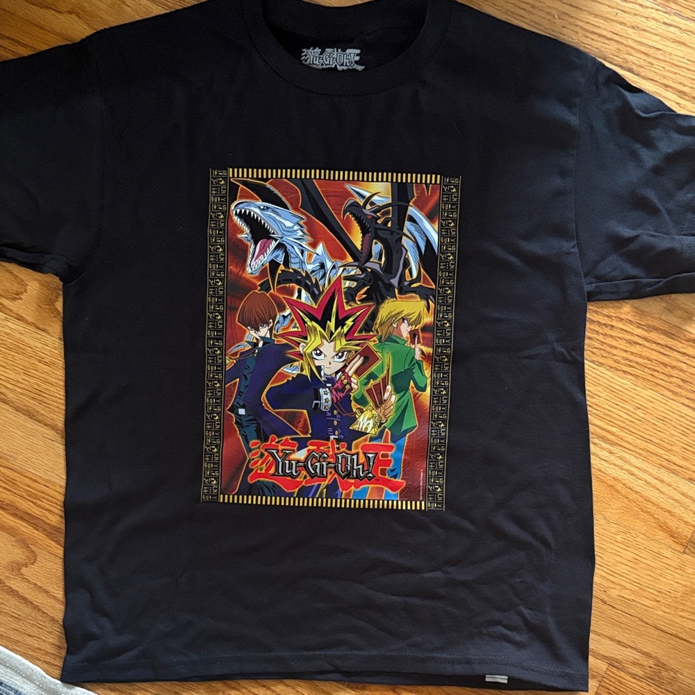 Yu-Gi-Oh! NWOT Black Short Sleeve Kids Tee